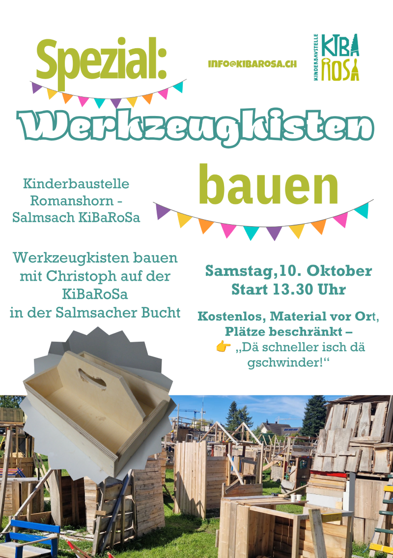 Flyer KibaRosa Werkzeugkisten 2026